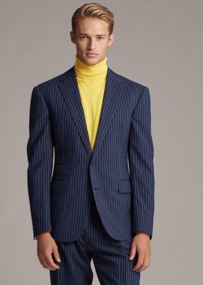 Pánské Sako Ralph Lauren Gregory Pinstripe - 10862-IHUN